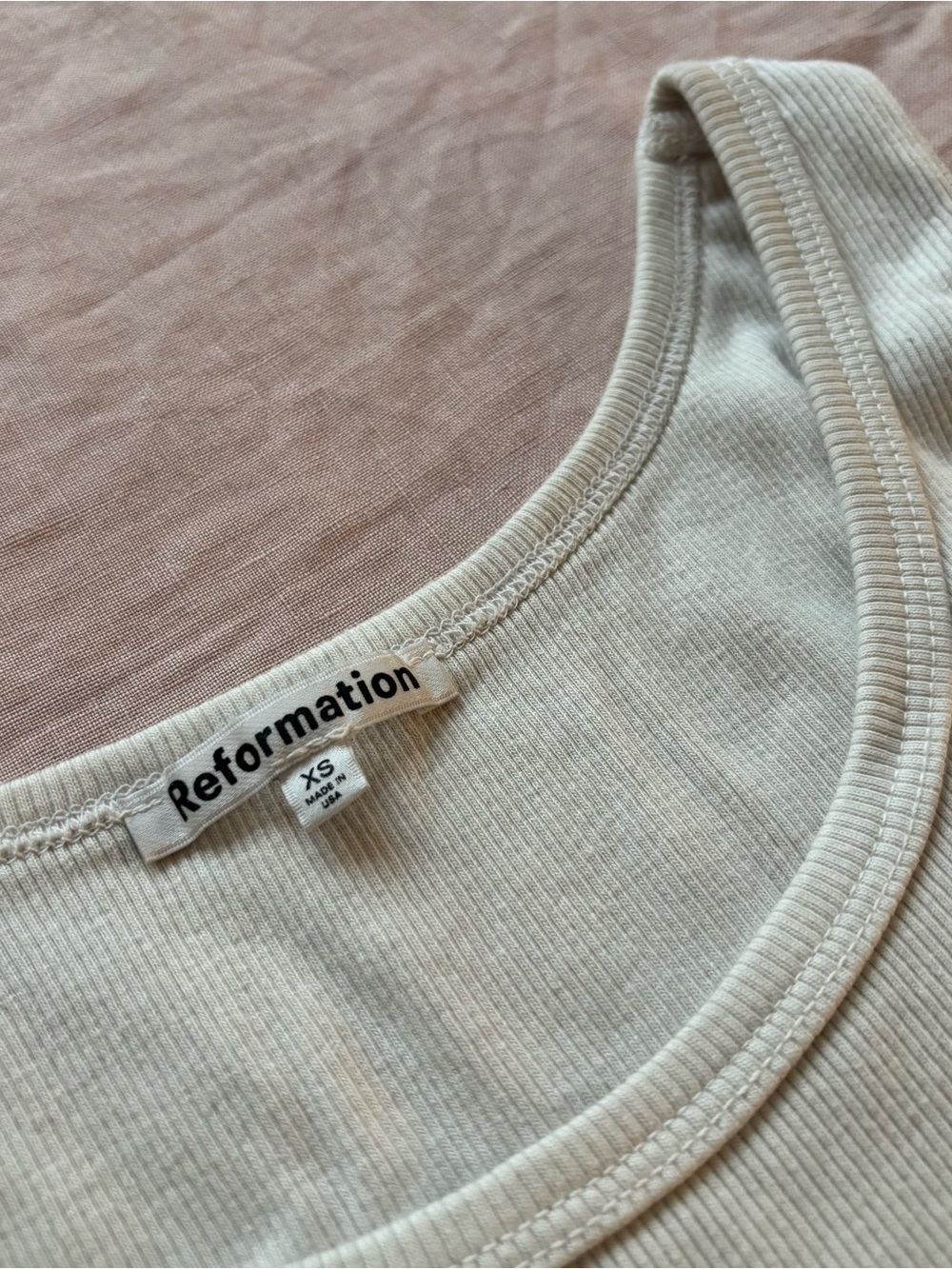 Reformation | Ribbed Tank Top - Picture 2 of 3